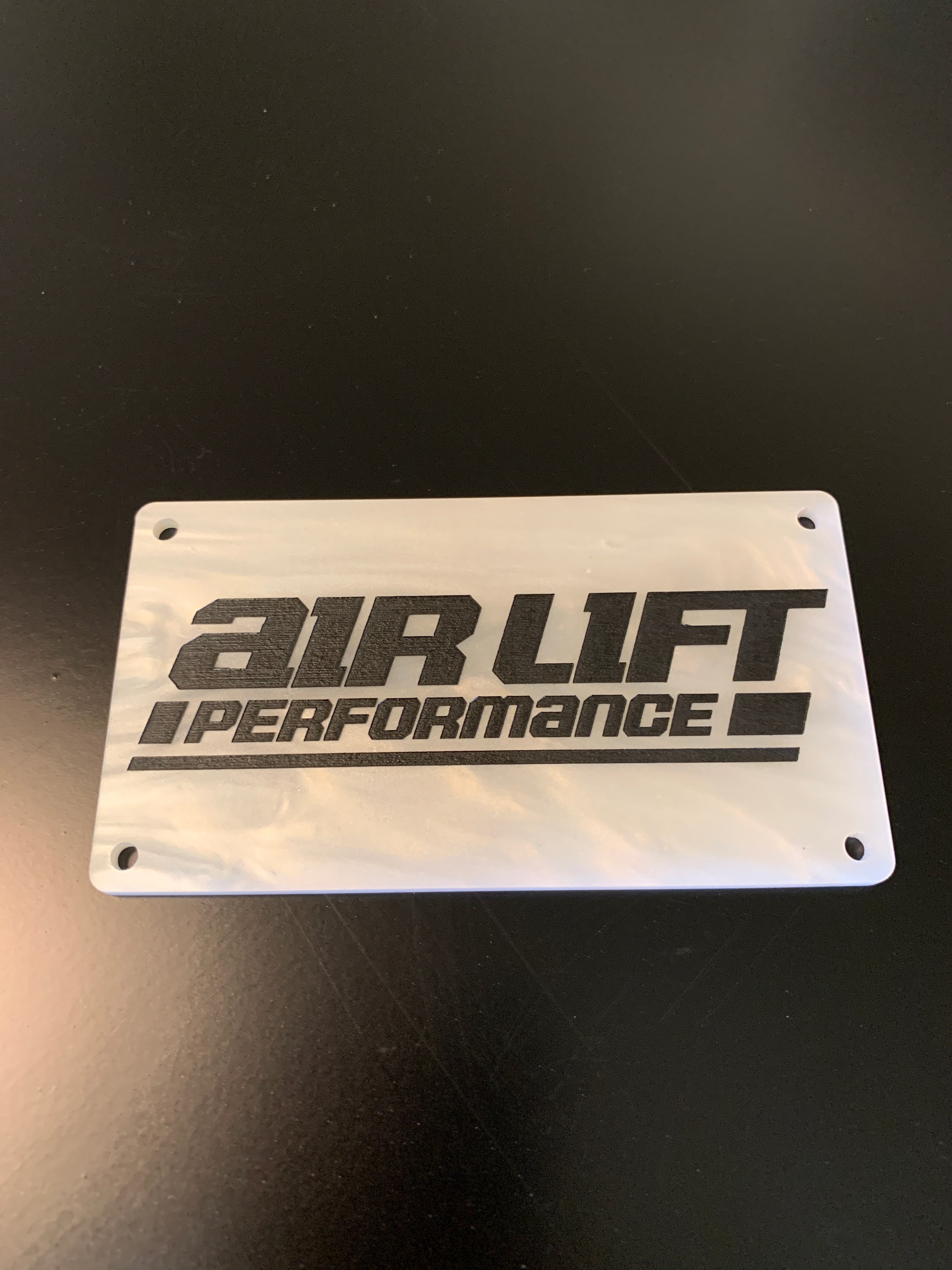 "WHITE PEARL" Airlift Manifold Plate Airride Fashion